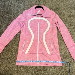 lululemon athletica Pink and White Jacket